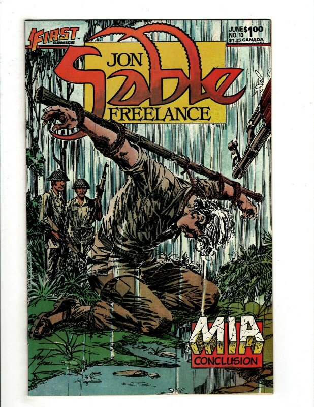 12 Jon Sable Freelance First Comics # 5 6 7 8 9 10 13 14 15 16 17 19 Spy HG4