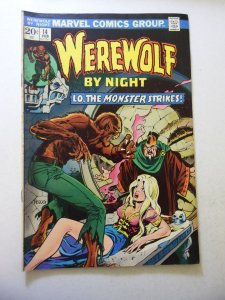 Werewolf by Night #14 (1974) FN Condition