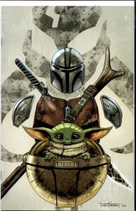 Star Wars: The Mandalorian #1 Kirkham VIrgin Cover (2022) Star Wars