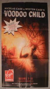 VOODOO CHILD Promo Poster, Nicolas Cage, 16x30, Unused, more Promos in store