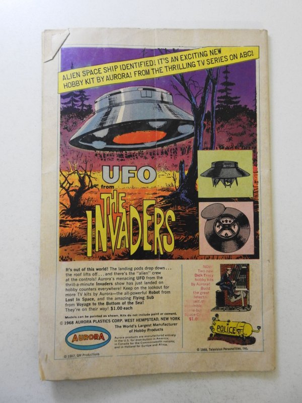 Beware the Creeper #1 (1968) VG- Condition moisture stains