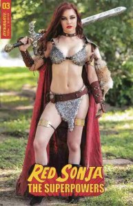 RED SONJA THE SUPERPOWERS (2020 DYNAMITE) #3 VARIANT CVR E POLSON COSPLAY