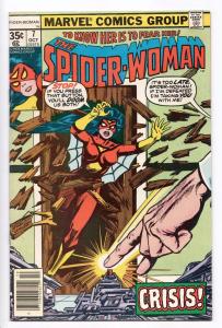 Spider-Woman #7 - Death of James T. Wyatt (Marvel, 1978) - VF-
