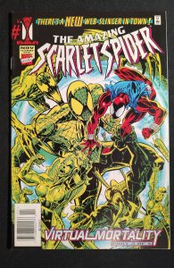 The Amazing Scarlet Spider #1 Newsstand Edition (1995)