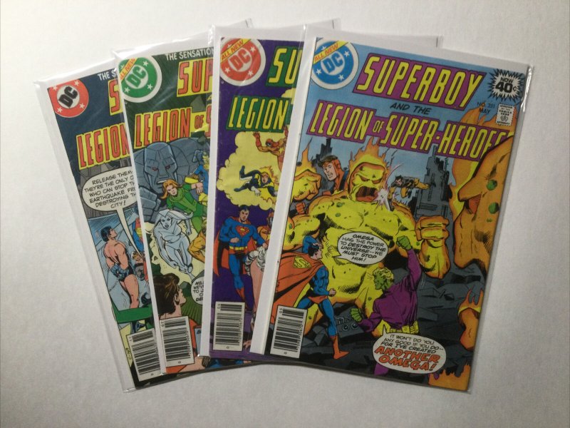 Superboy 251-253 251 252 253 257 Lot Vf 8.0 Issue 253 Is Vg+ 2.5 Dc Comics