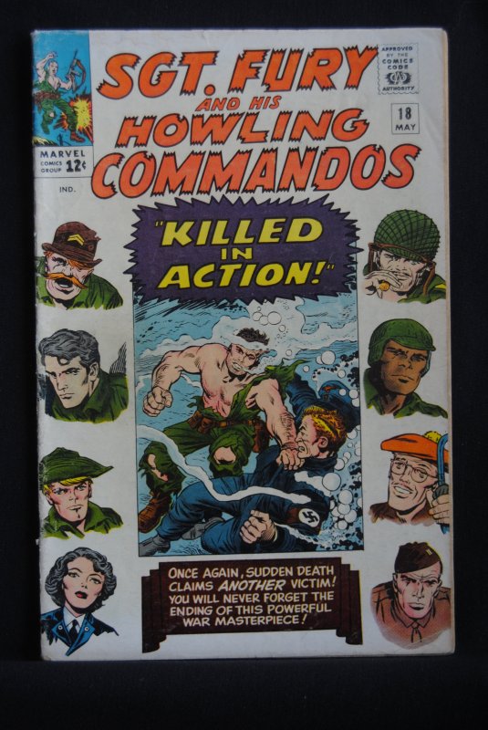 Sgt. Fury and his Howling Commandos, 18, Rare!