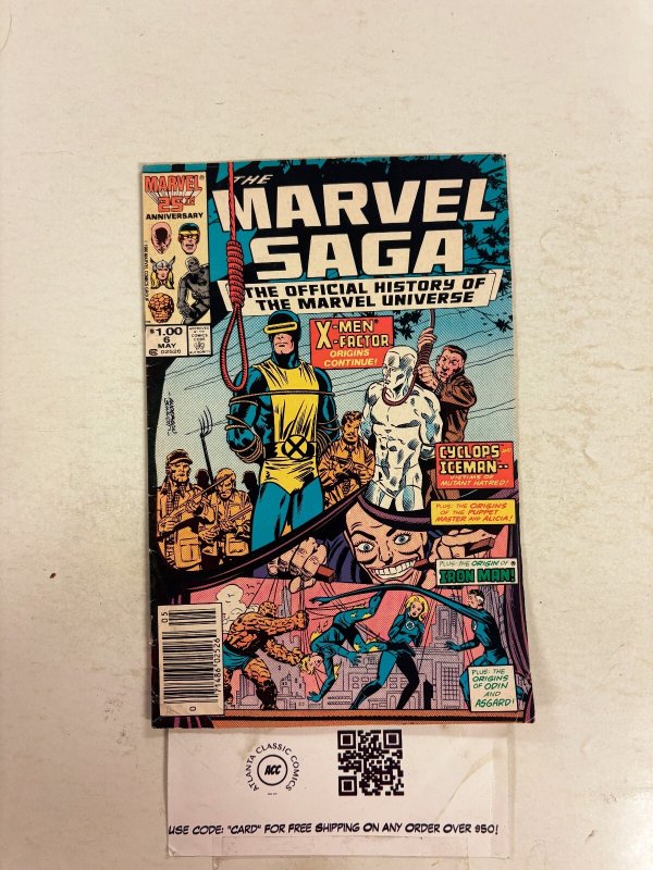 Marvel Saga #6 FN Marvel Comic Books Fantastic Four X-Men Alpha Flight 10 HH100