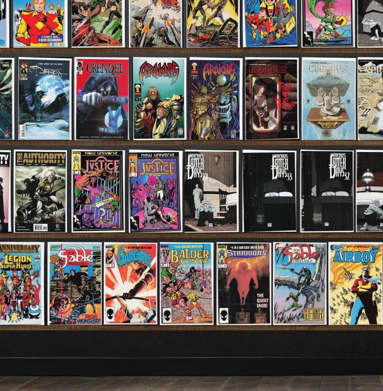 Huge Lot 140+ Comics with Cerebus, Airboy, Jon Sable, Freelance & More!