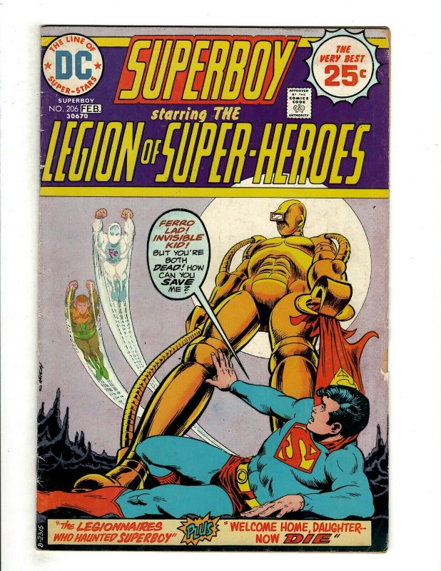 10 Superboy DC Comics 137 194 Legion of Superheroes 204 206 207 209 210 + J461