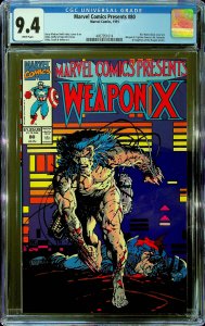 Marvel Comics Presents #80 - CGC 9.4 - Cert#4007951014