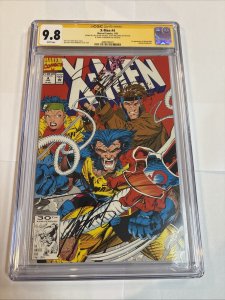 X-Men (1992) # 4 (CGC 9.8) Signed By Jim Lee * Chris Claremont * Scott Williams