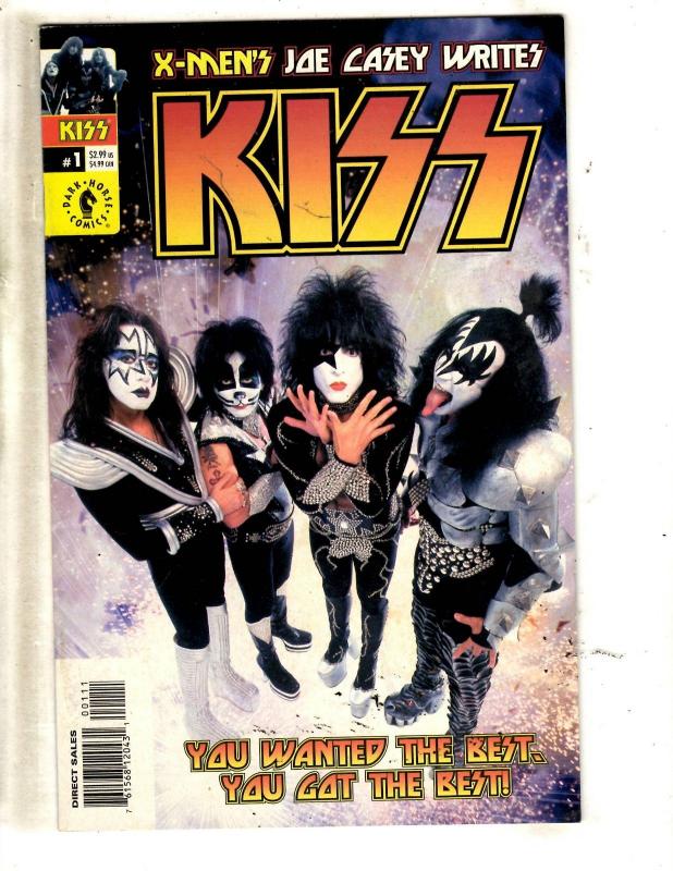 Lot Of 3 Kiss Dark Horse Comic Books 1 2 3 Joe Casey 1st Prints Vf Nm Rng J321 Comic Books Bronze Age Dark Horse Hipcomic