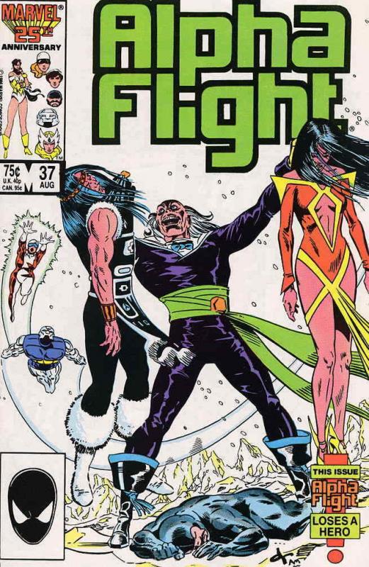 Alpha Flight (1st Series) #37 VF; Marvel | save on shipping - details inside