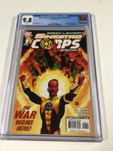 Green Lantern Sinestro Corps Special 1 Cgc 9.8 White Pages