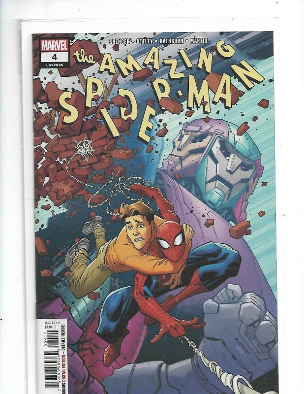 The Amazing Spider-Man #4 Ryan Ottley Cover NM Marvel 2018  nw111