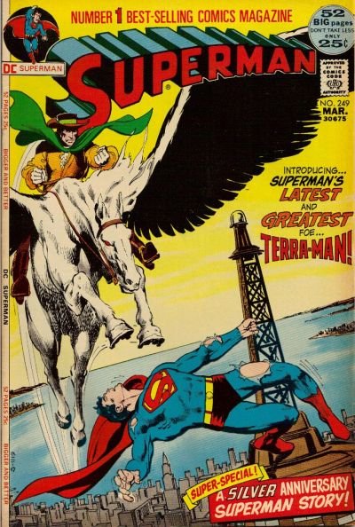 Superman #249 (ungraded) stock photo