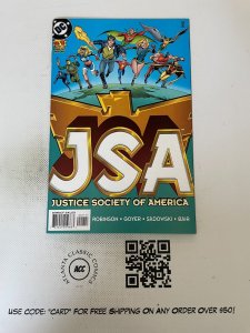 JSA # 1 NM 1st Print DC Comic Book Power Girl Flash Justice Society Arrow 1 J221