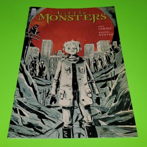 Little Monsters 1 Jeff Lemire cover rats black white some colors NM new