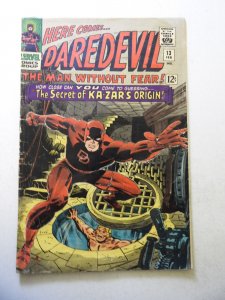 Daredevil #13 (1966) GD/VG Condition tracing indentations fc