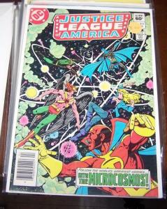 Justice League of America #213 (Apr 1983, DC) MICROCOSMOS ATOM RED TORNADO