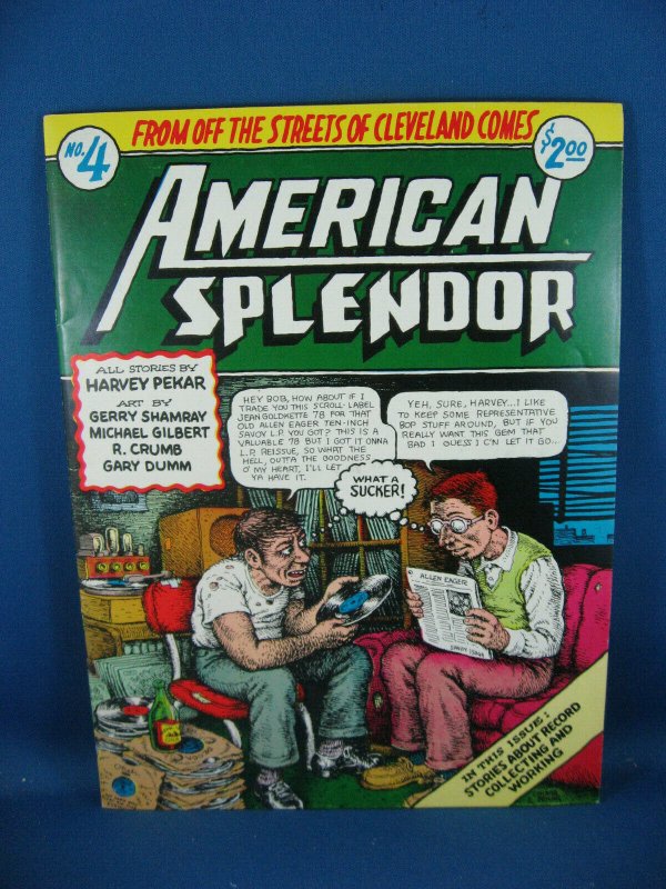 AMERICAN SPLENDOR 1-4 COMPLETE VF+ FIRST PRINTS PEKAR CRUMB 1976-1979