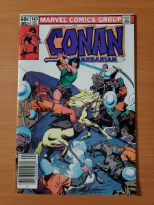 Conan the Barbarian #143 Newsstand Edition ~ NEAR MINT NM ~ 1983 Marvel Comics