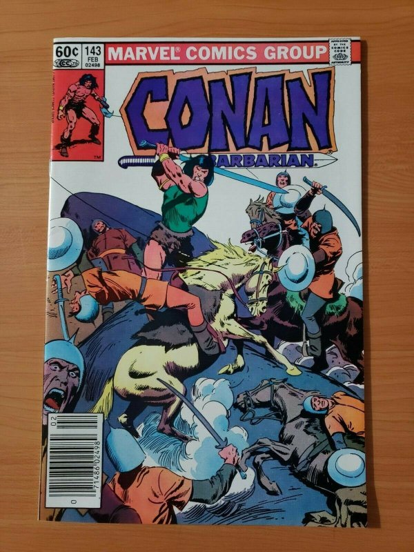 Conan the Barbarian #143 Newsstand Edition ~ NEAR MINT NM ~ 1983 Marvel Comics
