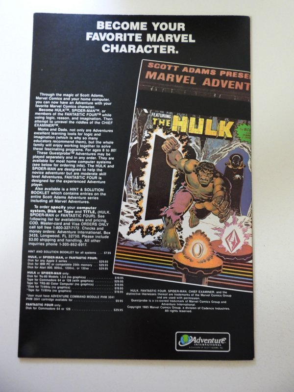 The Uncanny X-Men #205 (1986) VF+ Condition