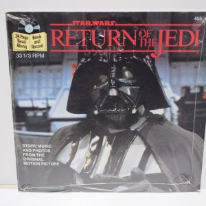 Star Wars Return of the Jedi 24 Page Record and Book Factory Sealed!