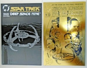 *Star Trek: Deep Space Nine (1993 Malibu) #1-5 | 24 Covers w/ 3 Actor Autographs