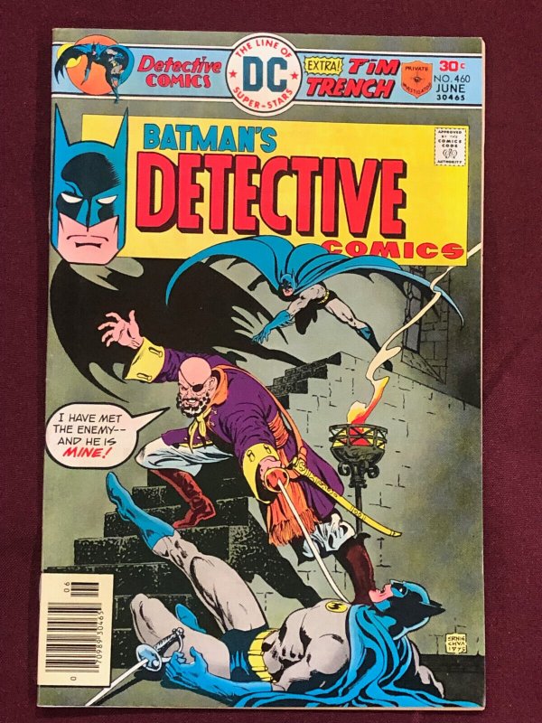 DETECTIVE COMICS 460 Professionally Graded FN/VF 7.0 BATMAN 1976