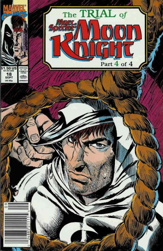 Marc Spector: Moon Knight #18 (Newsstand) VF; Marvel | save on shipping - detail