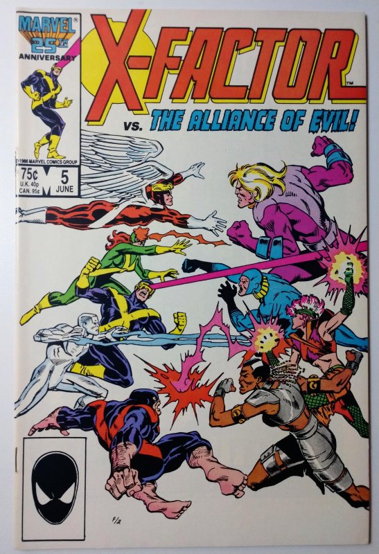 X-Factor #5 (8.5, 1986) 1st cameo appearance of Apocalypse