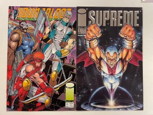 3 Image Comic Books Stormwatch # 1 Supreme # 1 Youngblood # 0  83 NO6