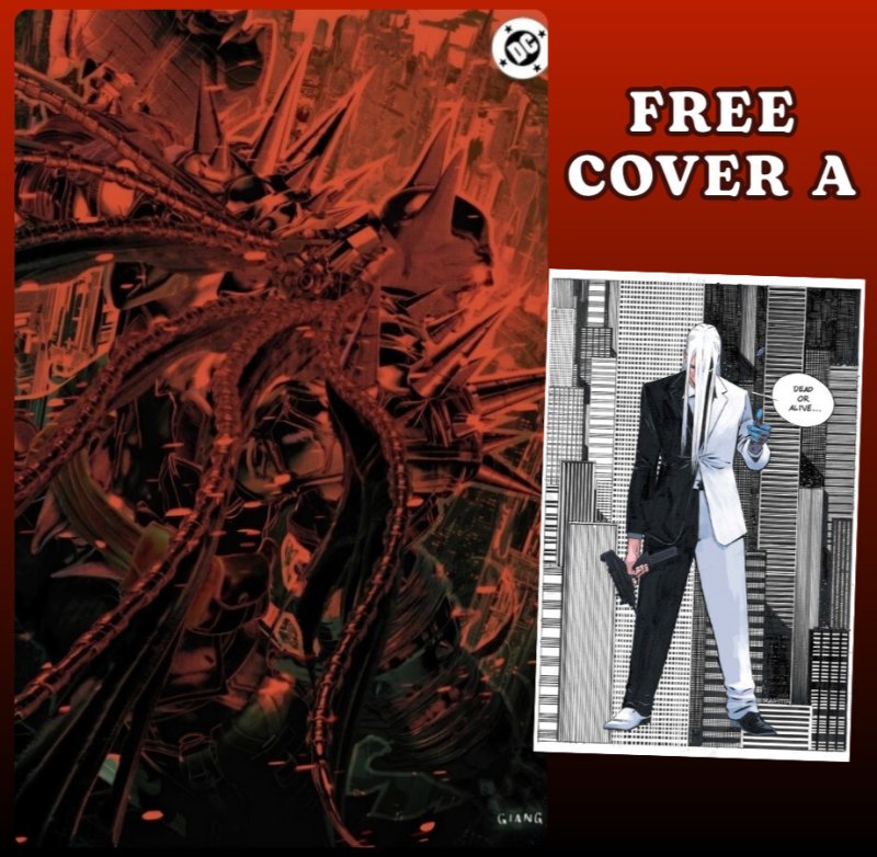 ABSOLUTE BATMAN #21 ?? JOHN GIANG ROSE BLEED WRAPAROUND FOIL VIRGIN LTD 1K PRE