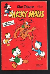 Mickey Maus #17 4/23/1960-Mickey Mouse & Donald Duck printed in GERMAN--Walt ...