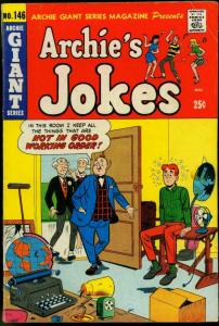 Archie Giant Series #146 1967- Archie's Jokes- Betty & Veronica VG/F