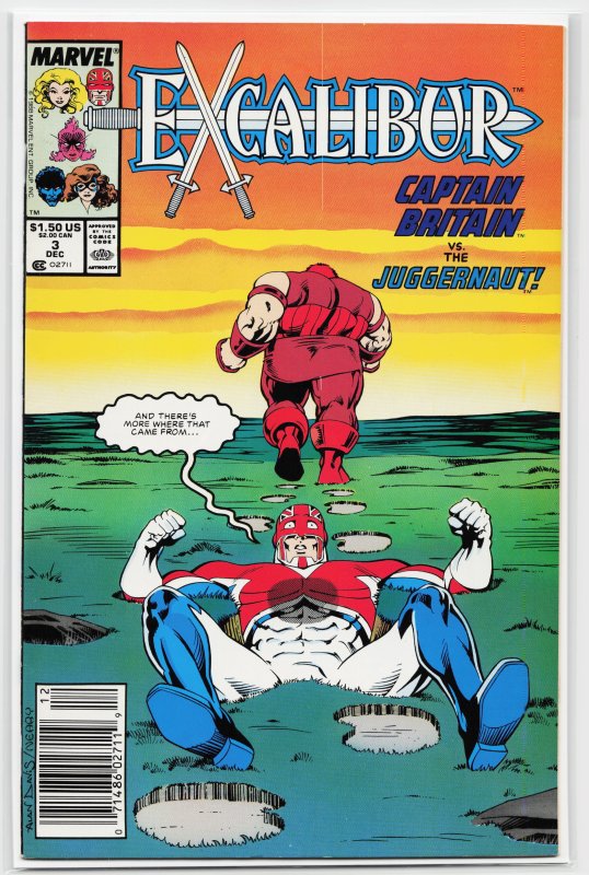 Excalibur #3 (1988) Excalibur