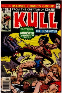 Kull the Destroyer   #18 VG