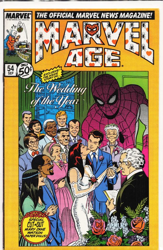 Marvel Age #54 (1987) Spider-Man