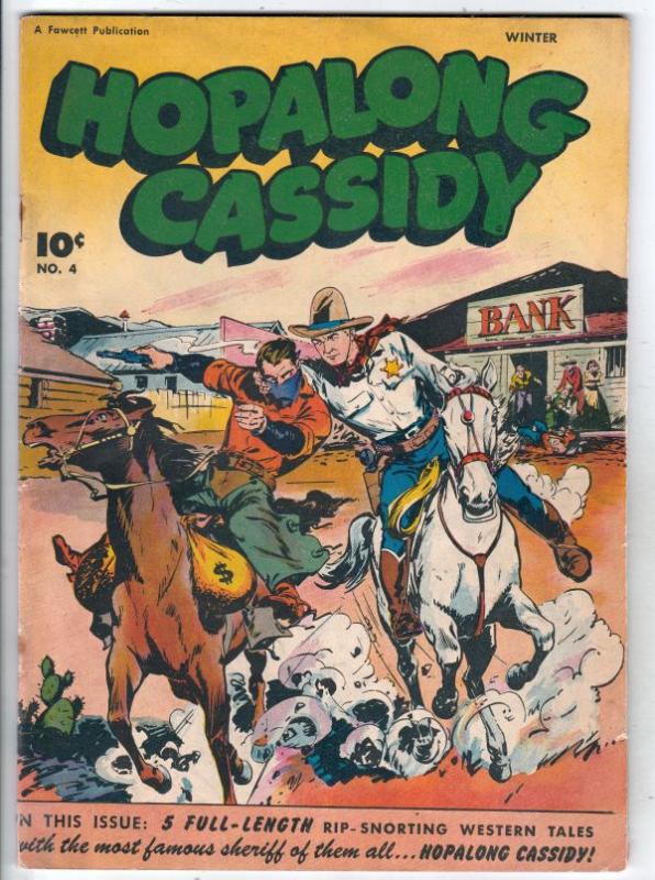 Hopalong Cassidy #4 (Dec-46) VG+ Affordable-Grade Hopalong Cassidy