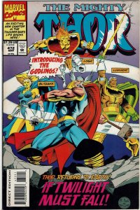 Thor #472 (1966 v1) 1st GodlingsVF-