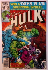 The Incredible Hulk #252 (6.0-NS, 1980)