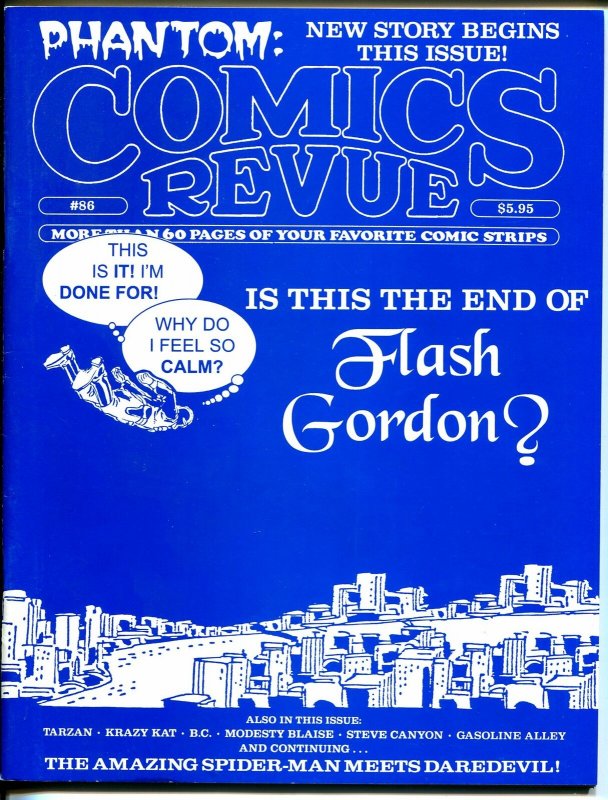 Comics Revue #86 1993-Gasoline Alley-Flash Gordon-Modesty Blaise-Tarzan-VF