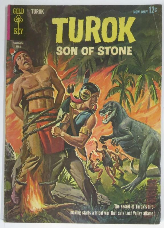 TUROK SON OF STONE (Gold Key, 4/1963) 32 GD detached CF COMICS BOOK