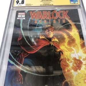 Warlock : Rebirth (2023) # 1 (CGC 9.8 SS) Signed Jim Cheung * Variant Cover