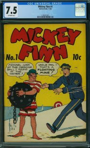 Mickey Finn #1 (1942) CGC 7.5 VF-