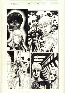 Thunderbolts #74 p.14 - Baron Zemo, Moonstone, Jolt - art by Chris Batista