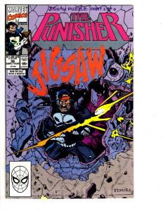 5 The Punisher Marvel Comic Books # 34 35 36 37 38 Reavers Jigsaw Mike Baron WM3