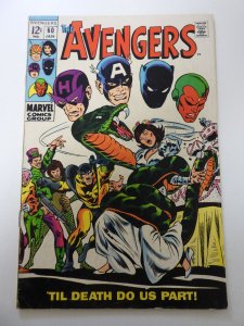 The Avengers #60 (1969) FN- condition tape pull front cover